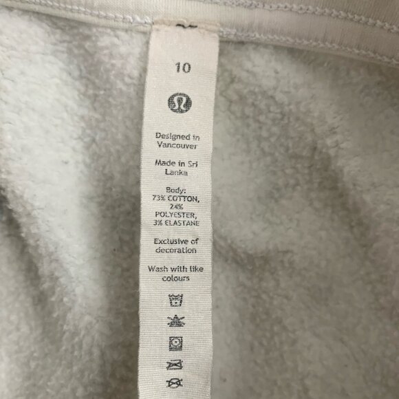 Lululemon Sweatpants Womens 10 Gray Loungeful High Rise Jogger Fleece Athleisure - Picture 12 of 16